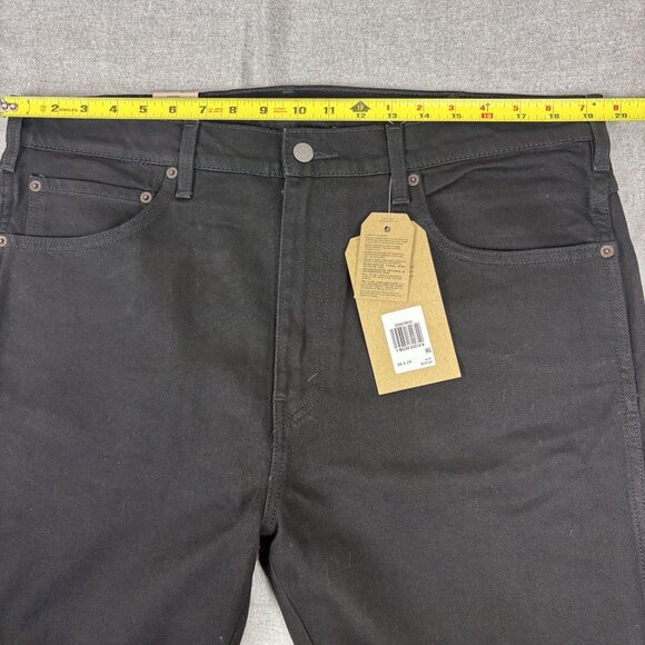 Levis Mens Black Western Fit Jeans W38 L29 Stretch Black  Denim - Picture 7 of 15